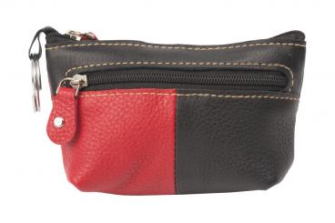 Schlüsseltasche - 2 RV - 1 Schlüsselring - Rindleder 