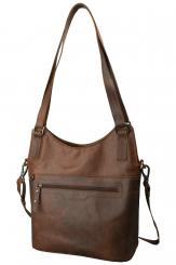 Henkeltasche - Büffel Pull-Up Vintage Leder 