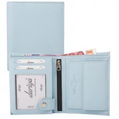 Geldbörse Nappa-Leder Kombibörse schwarz 