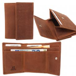 RFID Protection - Kleine Hunterleder Geldbörse  