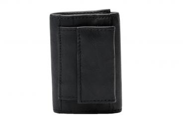 Mini Geldbörse mit doppeltem Scheinfach - Nappa Leder 