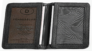 Ausweistasche "Paper 2" schwarz/schwarz 