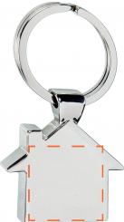 Metallschlüsselanhänger "HAUS" 