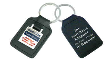 Schlüsselanhänger "SQARE" inkl. Epoxy & Druck 