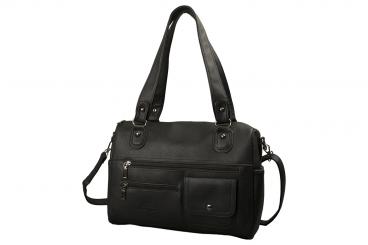 dariya® Handtasche - schwarz - PU 