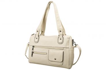 dariya® Handtasche - creme - PU 