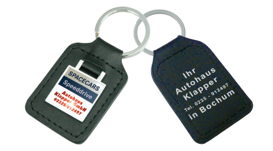 Schlüsselanhänger "SQARE" inkl. Epoxy & Druck 