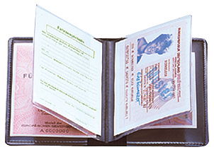  Ausweistasche "Soft" 4 Fächer  