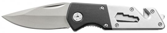  Outdoormesser "MyTool" schwarz/silber 