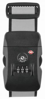 Koffergurt "TSATravel" silber 