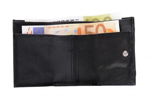 Geldbörse Werbeartikel kaufen Mini mit | sortiert MB - | Schlüsselring Nappa online Leder